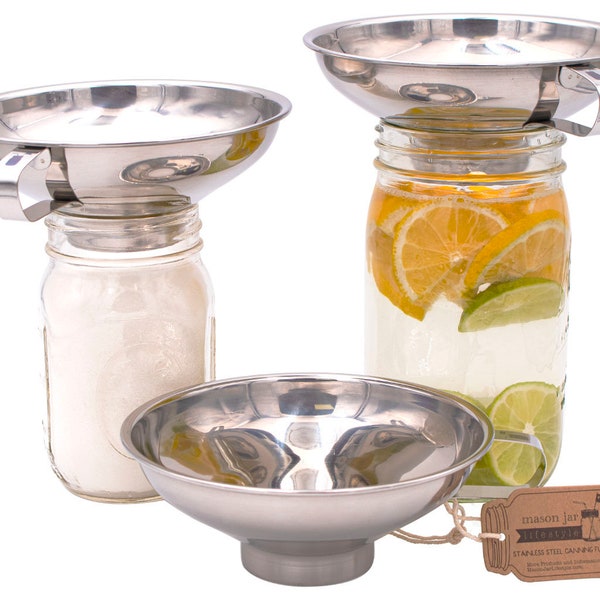 Stainless Steel Canning Funnel for Mason Jars