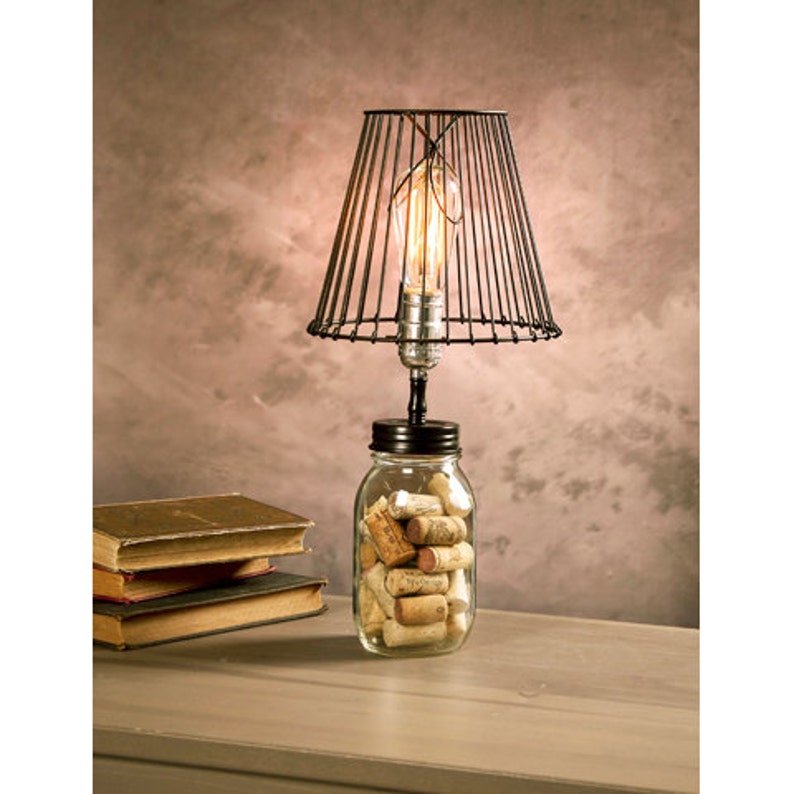 Mason Jar Lamp Kit Light Diy Lighting For Regular Mouth Jars