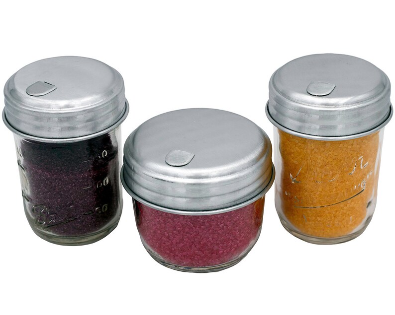Sugar Dispensing Lids for Regular or Wide Mouth Mason Jars 2 Etsy