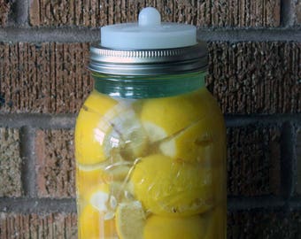 Fermentation Airlock Lid for Mason Jars | Wide Mouth | Silicone