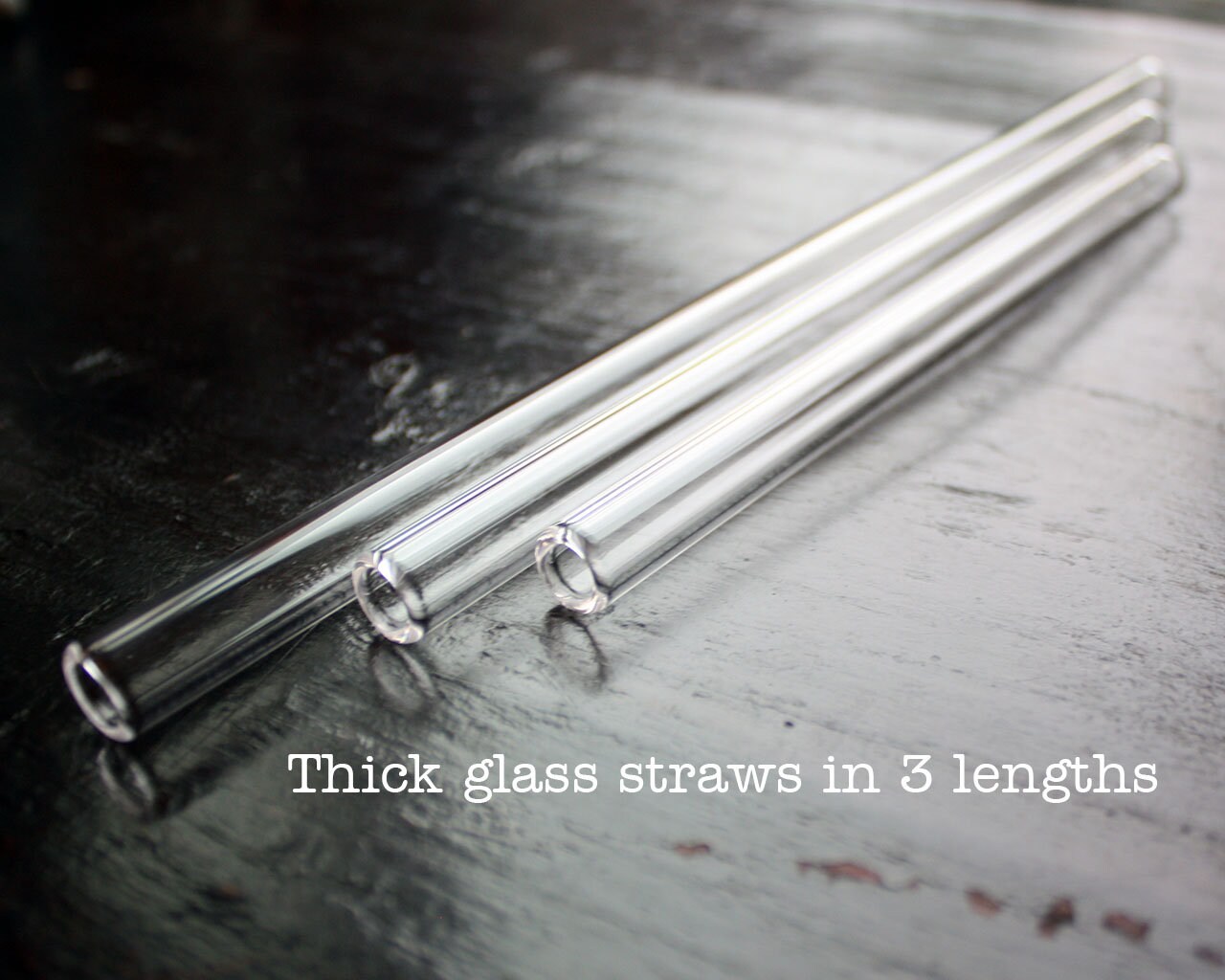 Long Glass Straws 4pack for Tall Glasses or PintandaHalf Etsy