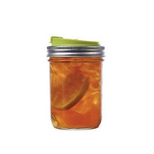 Leak resistant drinking lid for Mason jars / Make you mason jar spill proof / bring coffee & drinks in your Mason jar to-go