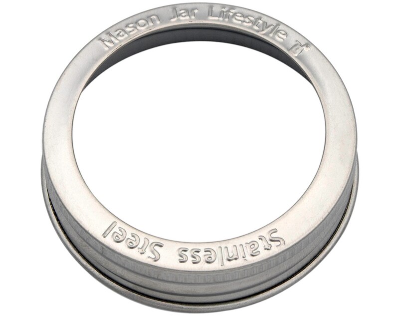 5 Stainless Steel Rust Proof Bands / Rings for Regular Mouth Etsy