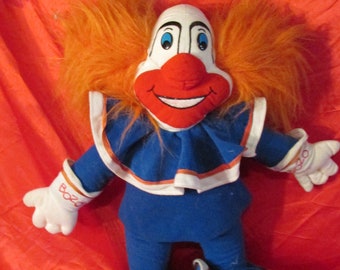bozo the clown stuffed doll