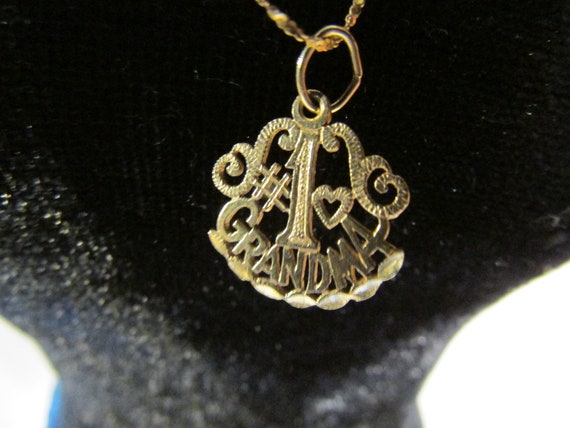 Grandmother Charm #1 Grandmother 14 kt Gold with … - image 1