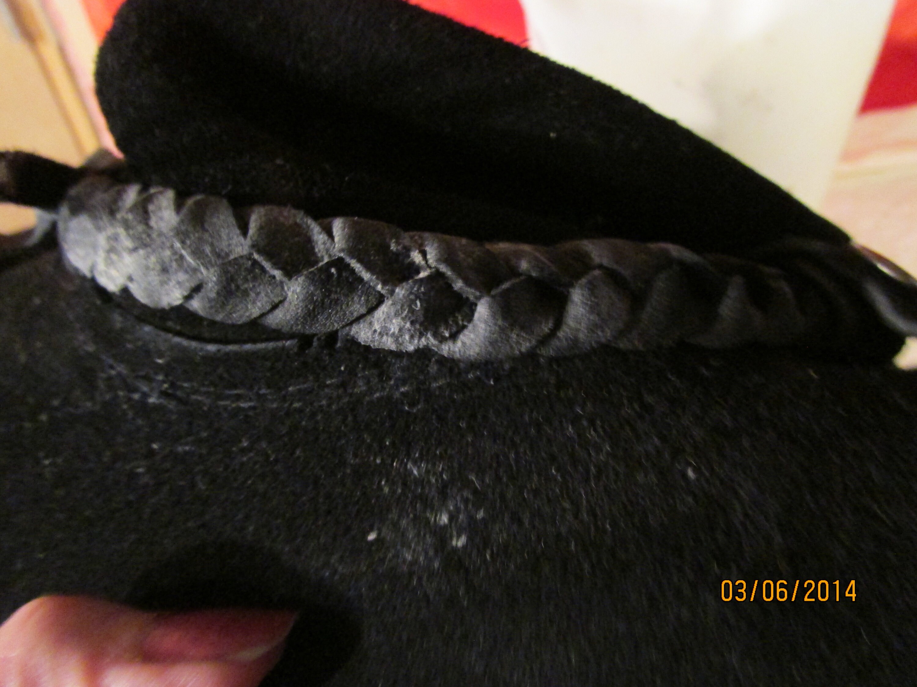 Chapeau Cowboy Western Minnetonka Cuir Outback Taille L Noir - Fabriqué Aux États-Unis