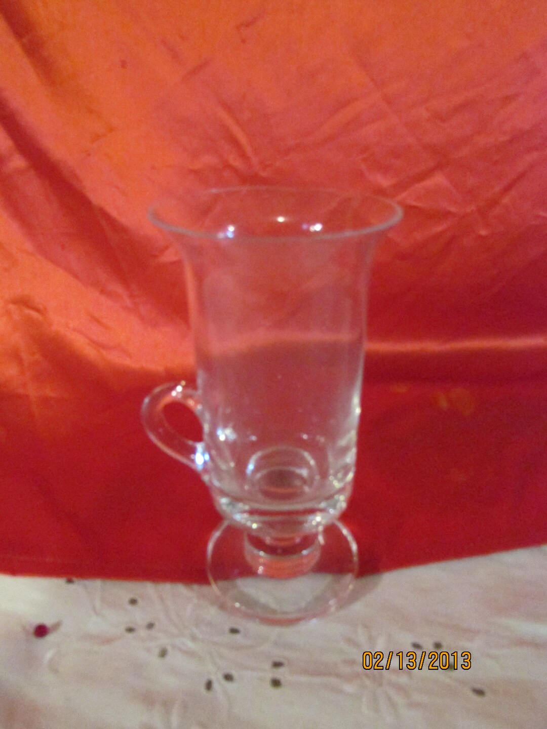 6 Vintage Clear Glass Irish Coffee Glasses St Patricks Day Irish Coffee