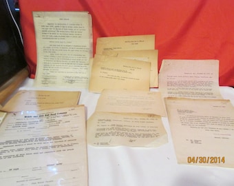 1930's Rental Agreements from Mobile & Ohio Rail Road Company Lease Agreements