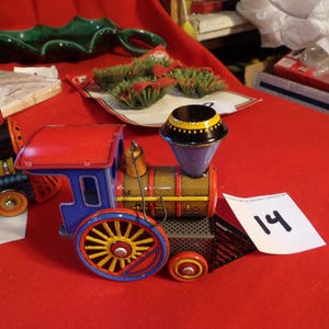 1988 Tin Locomotive Train Hallmark Christmas Ornament