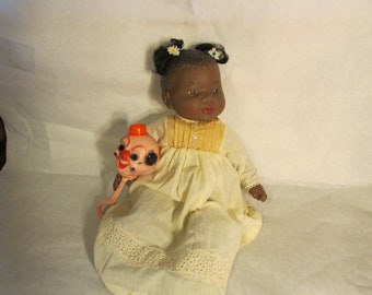 Vintage Vinyl Baby Puppe von Nines Artesandals D&#39;Onil aus Spanien 1980&#39;s