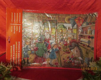 Advent Calendar from Denmark Toy Store Fantastic Old Store Look