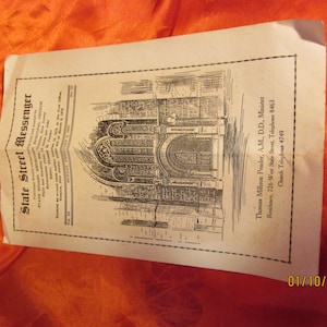 Mensajero de State St., 5 de febrero de 1933, Iglesia Metodista de State Street, Trenton, NJ
