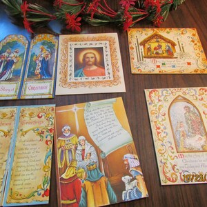 10 vintage religieuze kerstkaarten met enveloppen Fantastische afbeeldingen