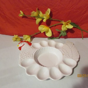 Egg Platter Chicken Design Easter Egg Platter Egg Plate Holder Chicken Design