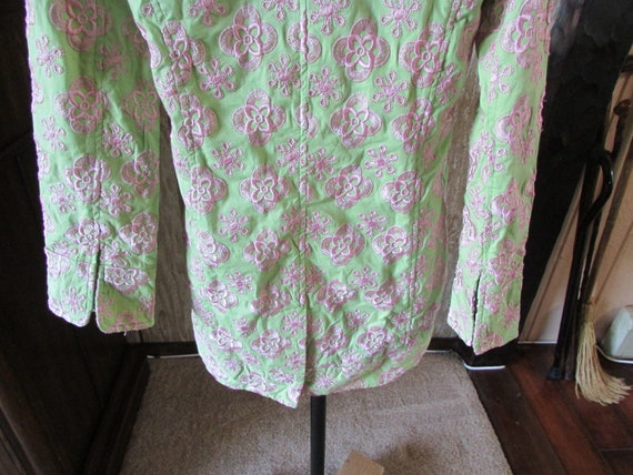 Ladies Spring Jacket Mint Green with Embroidered … - image 6