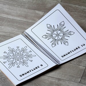 15 Snowflakes Coloring Book image 4