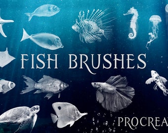 Fish brushes - procreate