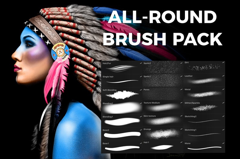 Allround Brush Pack Procreate Etsy
