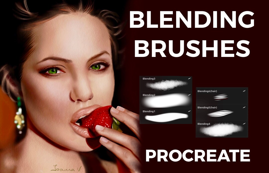 Blending Brushes Procreate tutorial Included Etsy