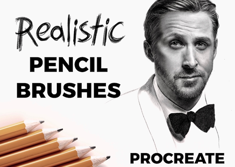 Realistic Pencil Brushes image 1