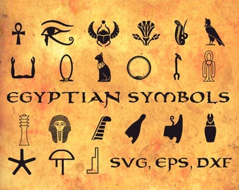 Egyptian Symbols SVG Vector Files