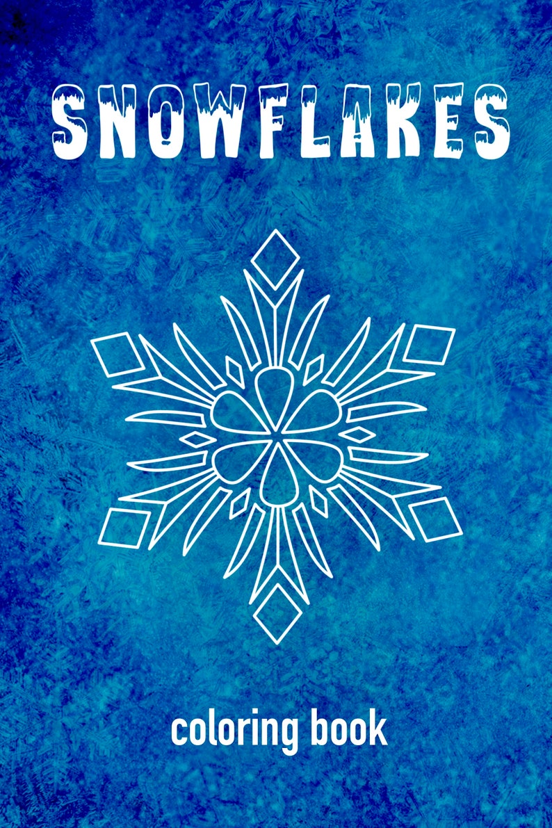 15 Snowflakes Coloring Book image 3