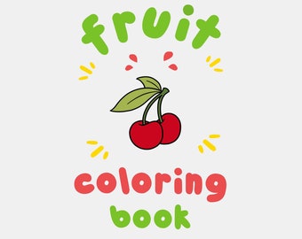 Fruit Coloring Book