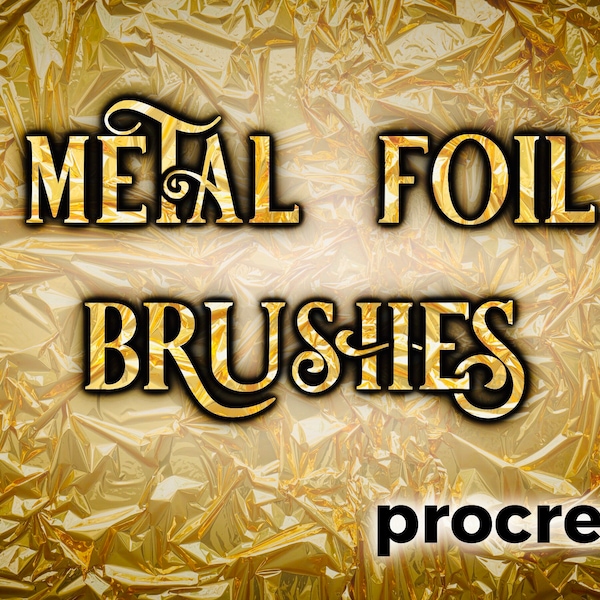 Metal Procreate Brushes Etsy