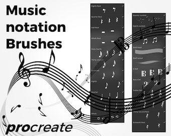 Music Notation Brushes - Procreate