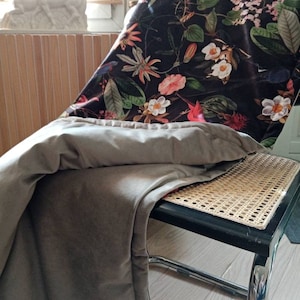 cozy velvet eiderdown plaid