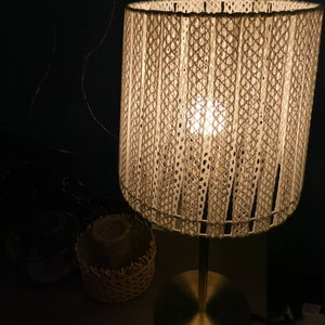 Lace lampshade