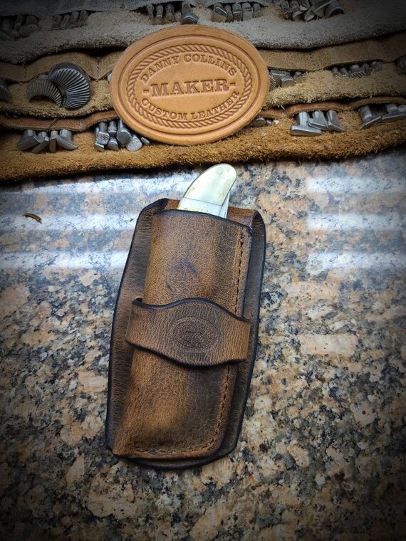 Case Folding Hunter Cowboy knife sheath Case Folding Hunter Etsy