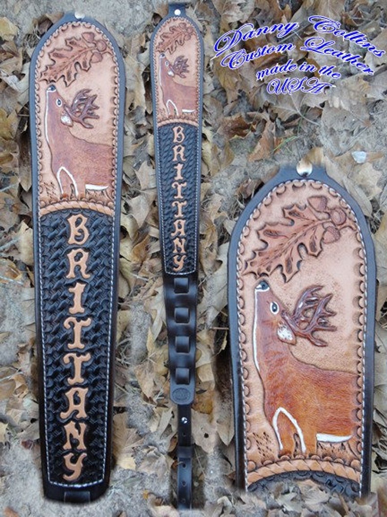 Custom Leather Rifle Slings Etsy