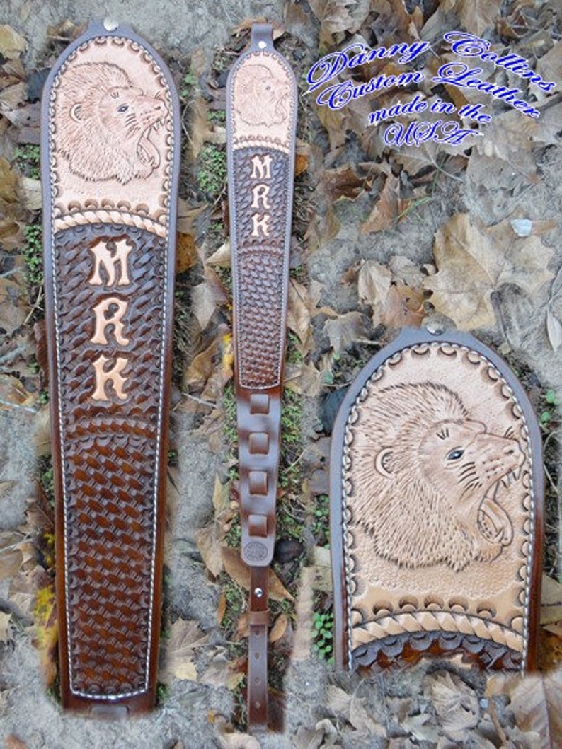 Custom Leather Rifle Slings Etsy