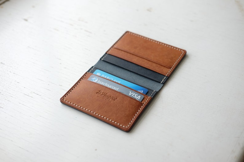 Bifold Leather Wallet - Etsy