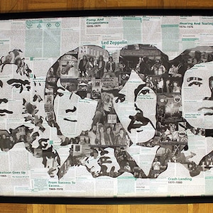Led Zeppelin Trivia Collage
