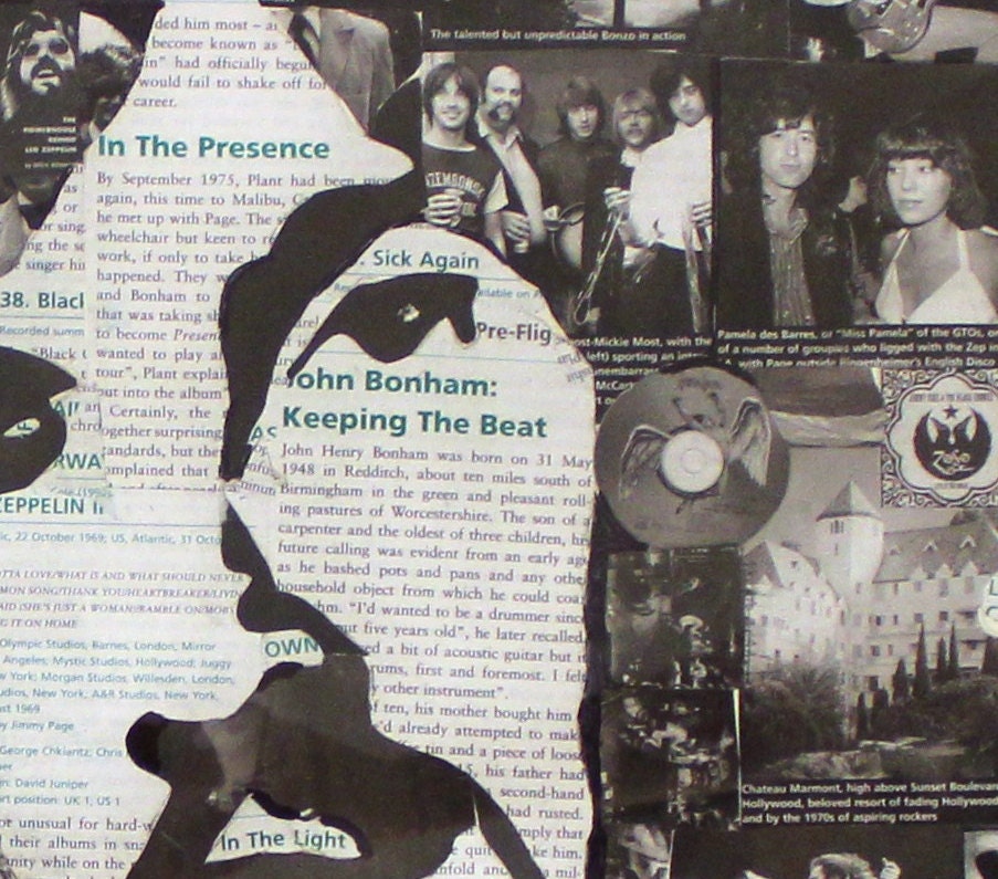 Led Zeppelin Trivia Collage Etsy
