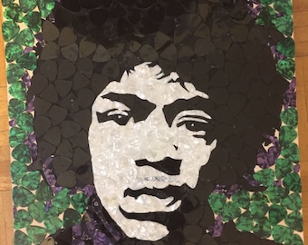 Jimi Hendrix out of Guitar Picks