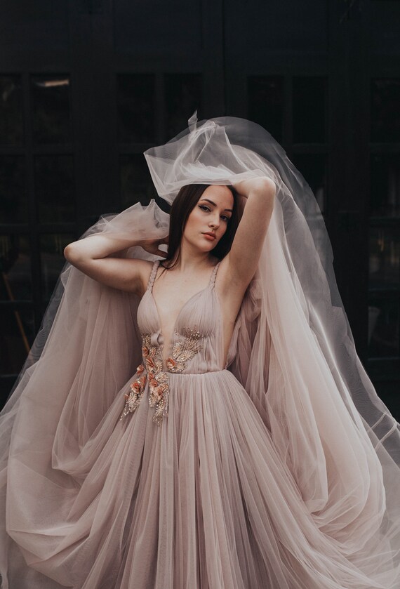 boho fairy wedding dress