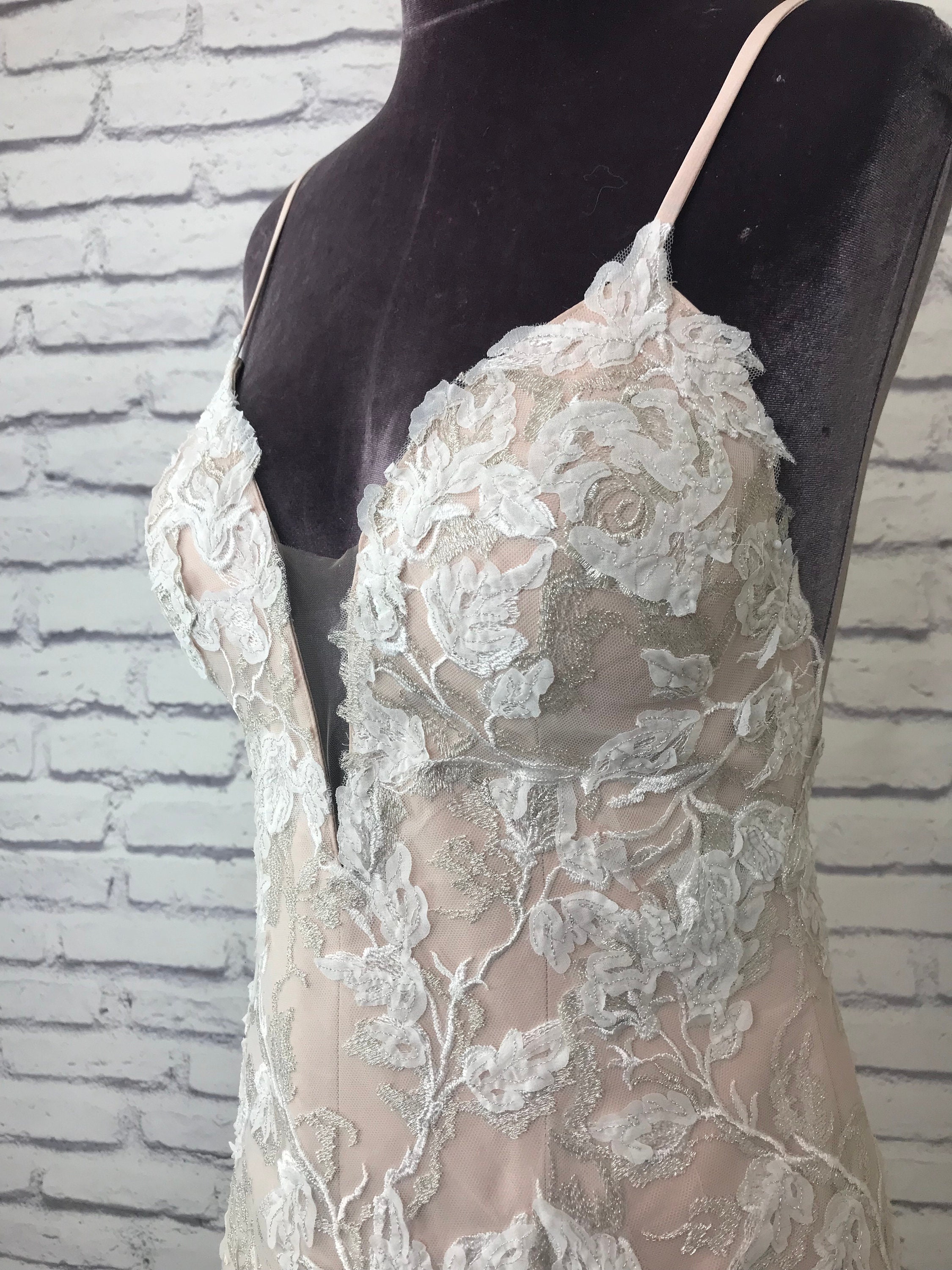 Mermaid Wedding Dress Beige Blush Nude Ivory Wedding Dress - Etsy
