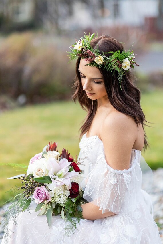 Sale 70 Off Blush Wedding Dress Fairytail Boho Wedding Etsy