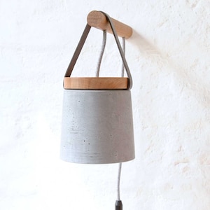 Wall light Plug in wall sconce Scandinavian design image 1