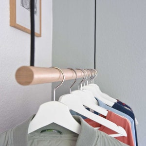 Barra para ropa armario barra para colgar armario colgante imagen 1