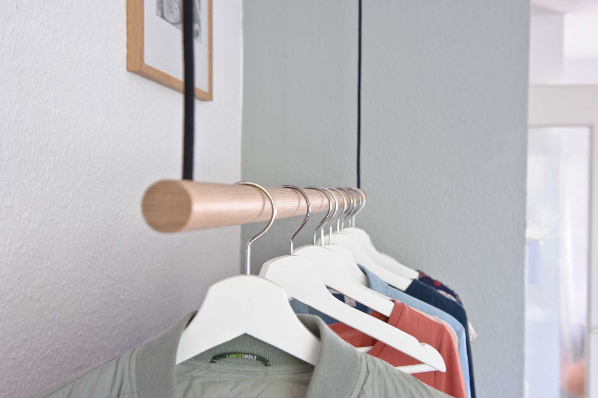Clothes Rod Coat Rack Hanging Rod Hanging Coat Rack 