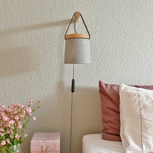 Wall light Plug in wall sconce Scandinavian design image 7