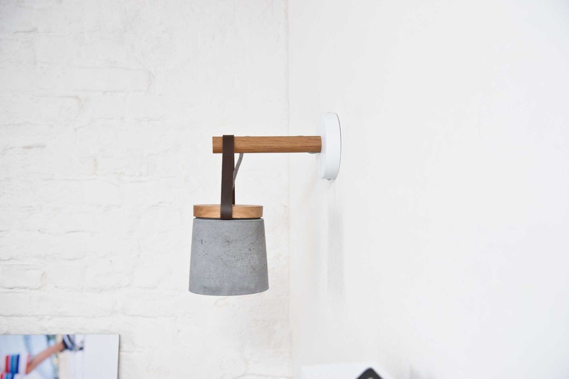 Wall lamp Erik scandinavian design handmade from Etsy