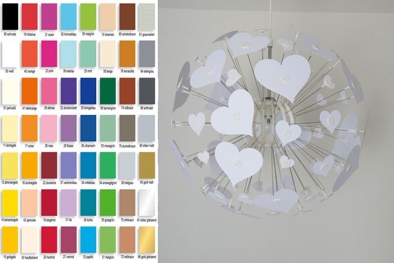 Heart In Desire Color For Your Ikea Maskros 55 Cm Etsy
