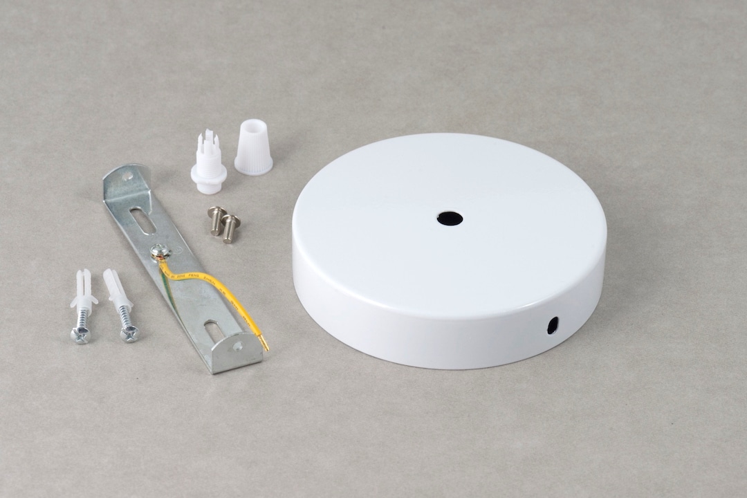 Canopy - Lamp Connection Box - White Matt - Pendant Lamp - Pendant ...