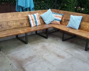 Corner Bench 70 Handmade Options And Ideas Etsy