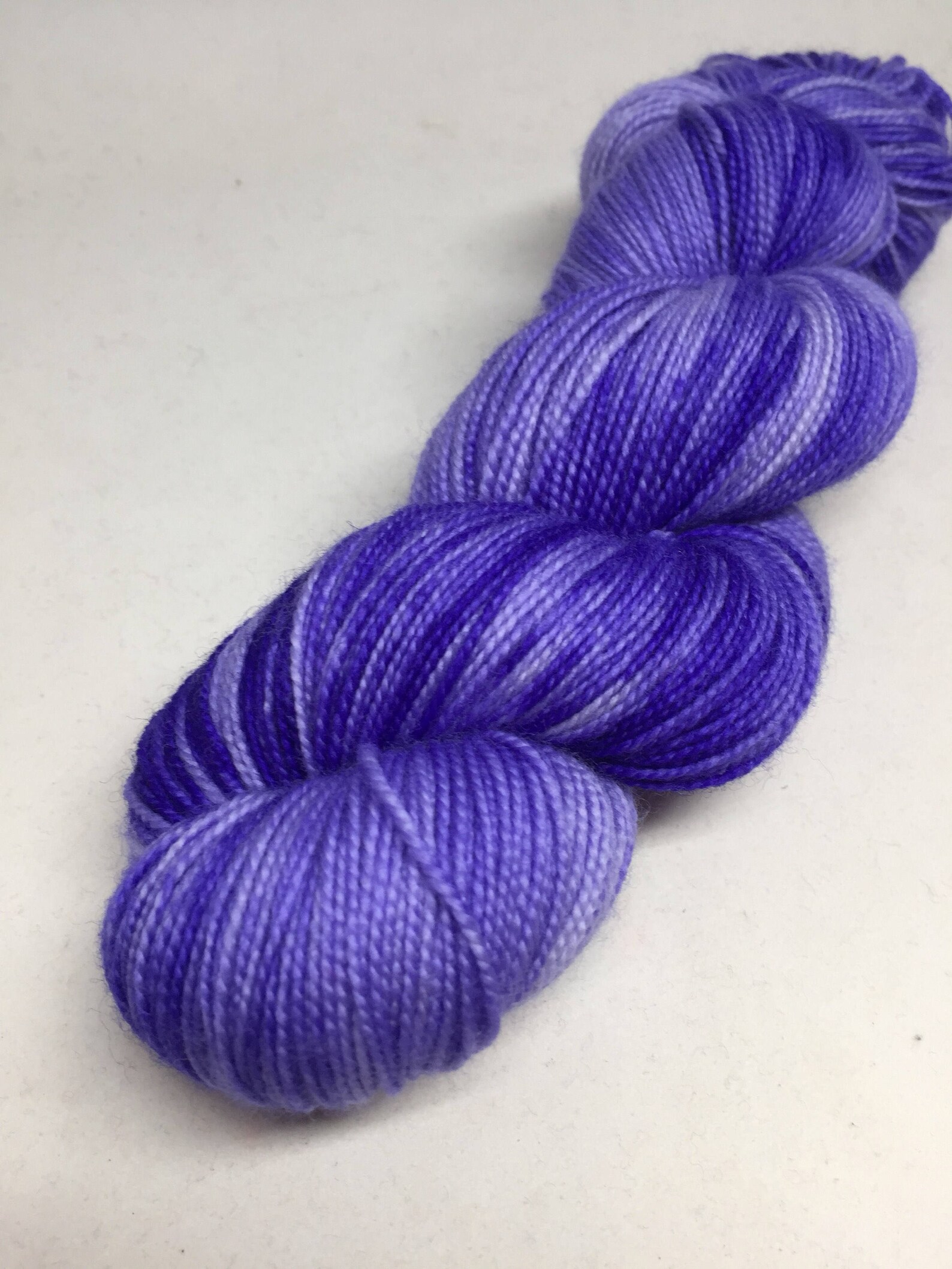 Hand Dyed Purple Tonal Sock Yarn Purple Sock Yarn Hand Dyed Etsy